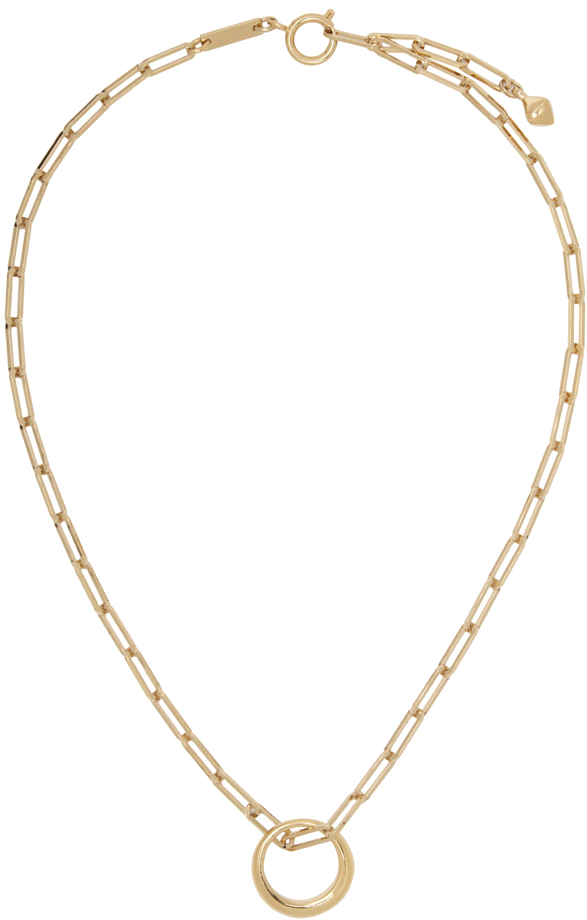 Isabel Marant: Gold Ring Necklace 