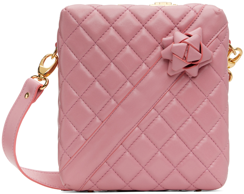 Ernest W. Baker Ssense Exclusive Pink Present Bag In Pink Quilted Leather |  ModeSens