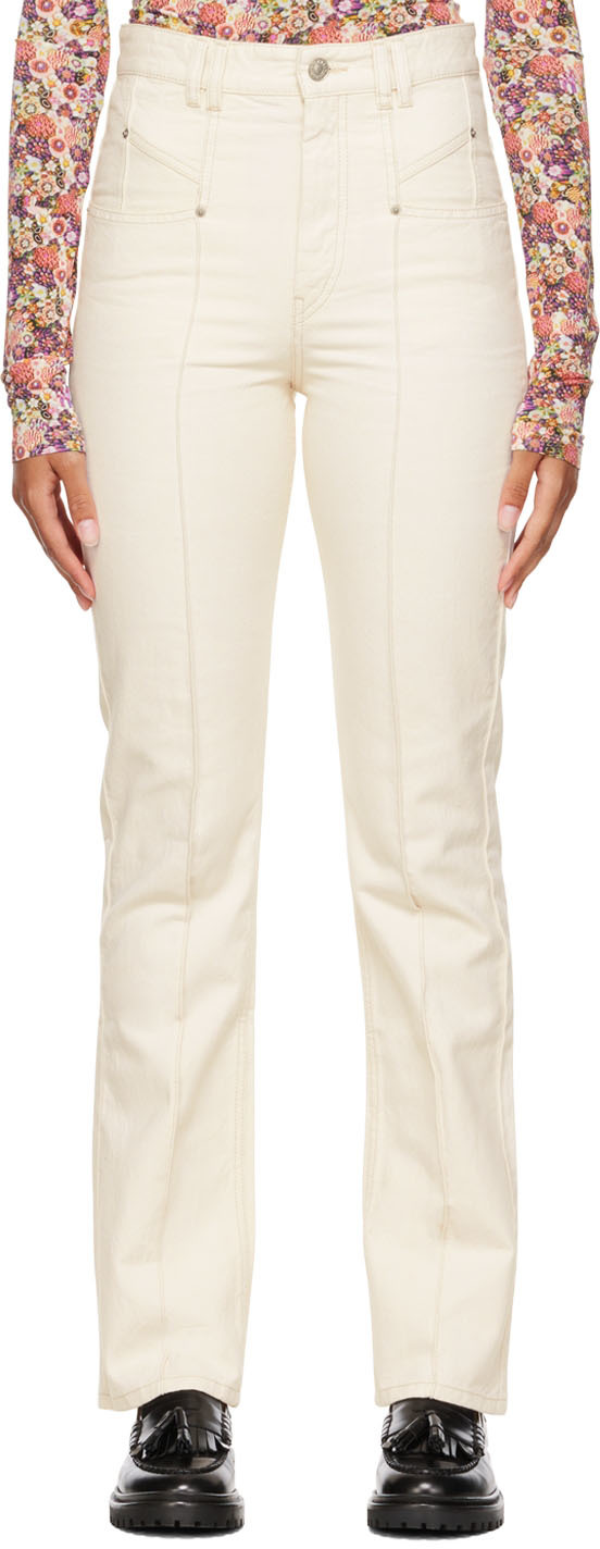 Isabel Marant Off-White Lirokae Jeans