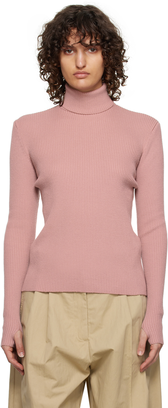 Ernest W. Baker SSENSE Exclusive Pink Turtleneck