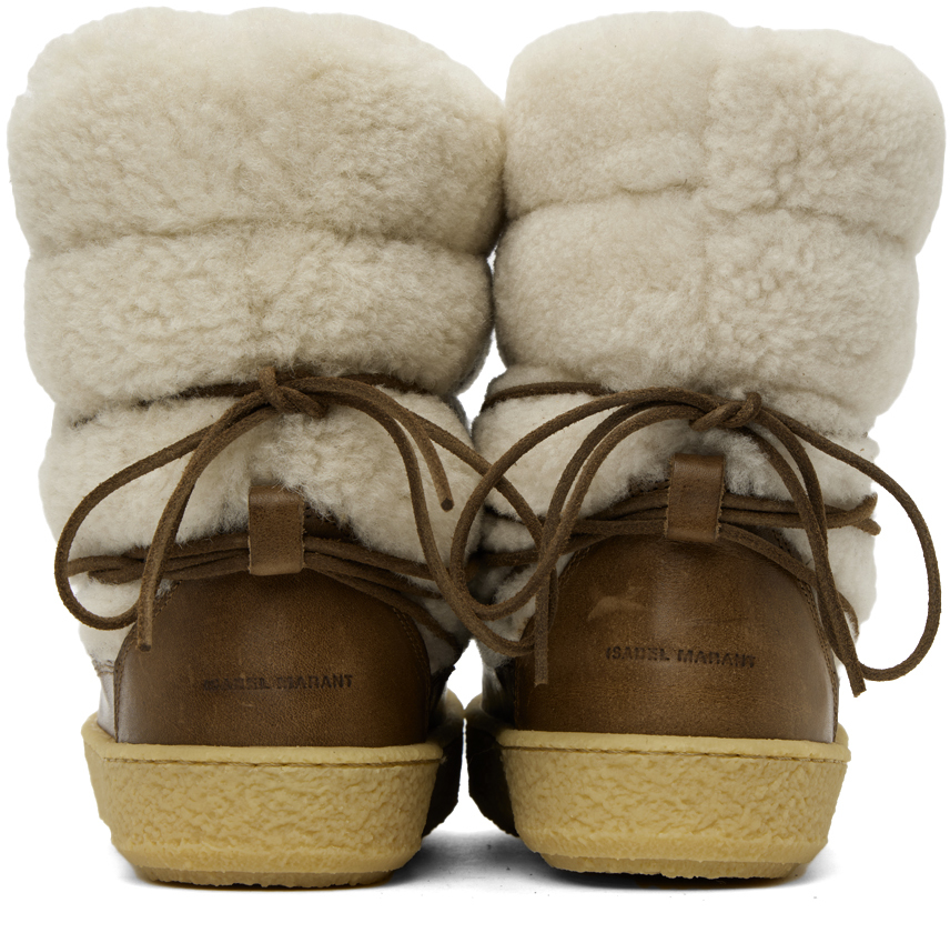 Isabel Marant Off-white Zimlee Snow Boots In 23ec Ecru