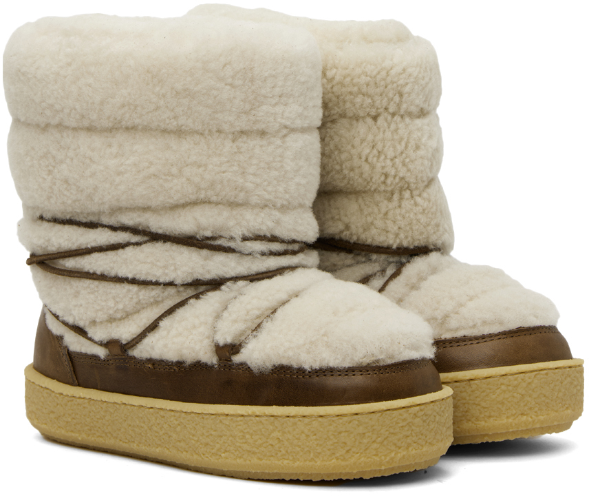 Isabel Marant Off-white Zimlee Snow Boots In 23ec Ecru