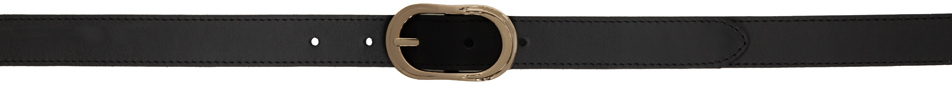 Ernest W. Baker: Black Leather Belt | SSENSE Canada