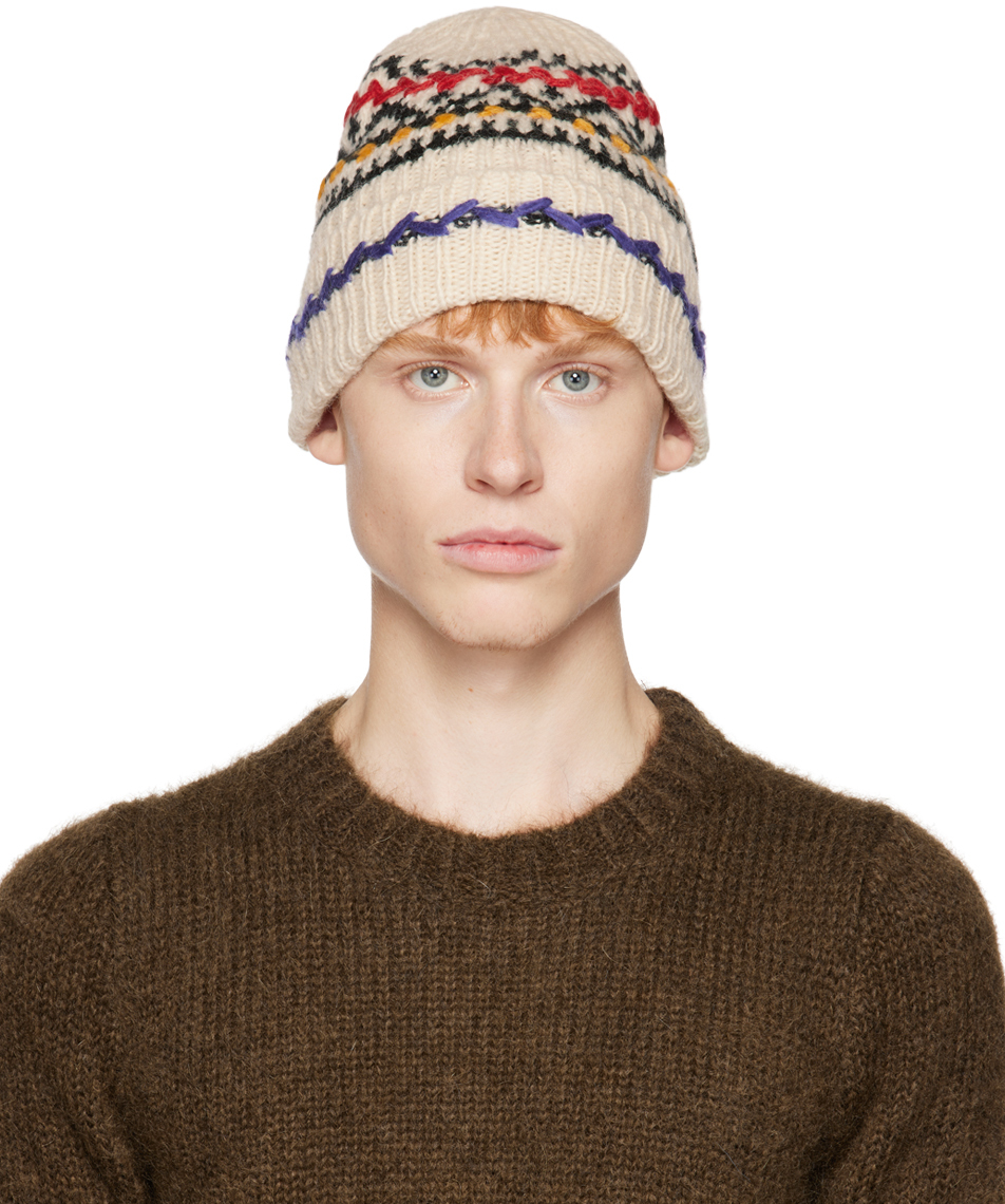 Isabel Marant Beige Gael Beanie SSENSE UK