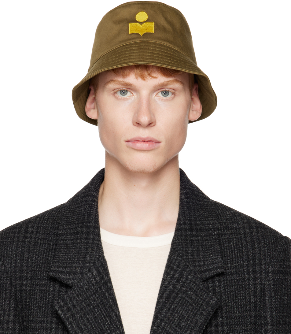 Isabel Marant Khaki Haley Bucket Hat SSENSE UK