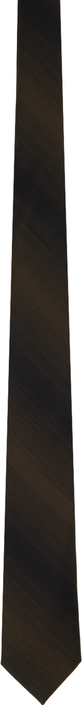 Ernest W. Baker Brown & Black Gradient Tie