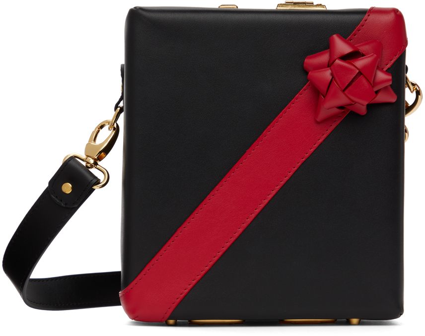 Ernest W. Baker: Black & Red Present Bag | SSENSE