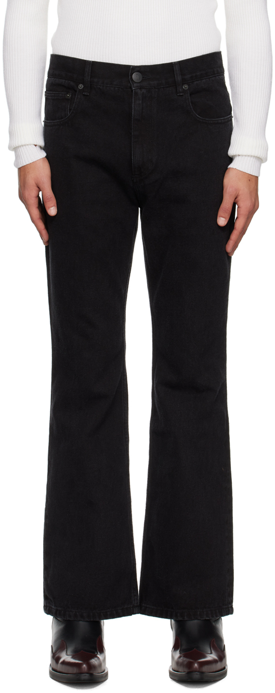 Ernest W. Baker Black Flare Jeans