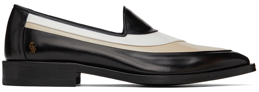 Ernest W. Baker SSENSE Exclusive Black Club Loafers