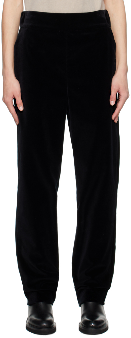 Black Drawstring Trousers