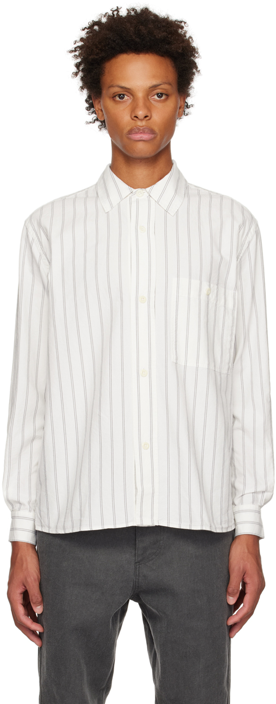 MHL by Margaret Howell White Stripe Shirt