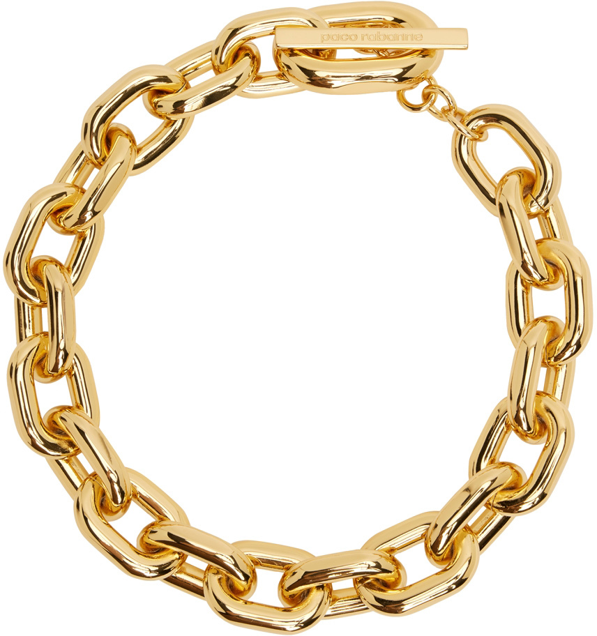 Chain Link Necklace in Gold - Rabanne