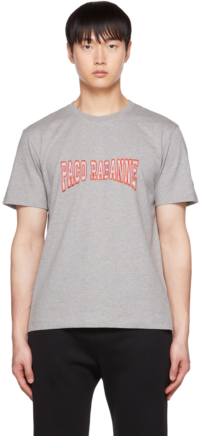 Rabanne: グレー 70s Tシャツ | SSENSE 日本
