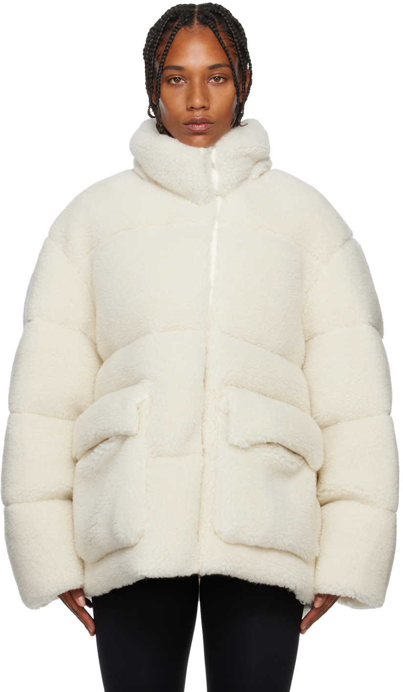 White Teddy Down Jacket