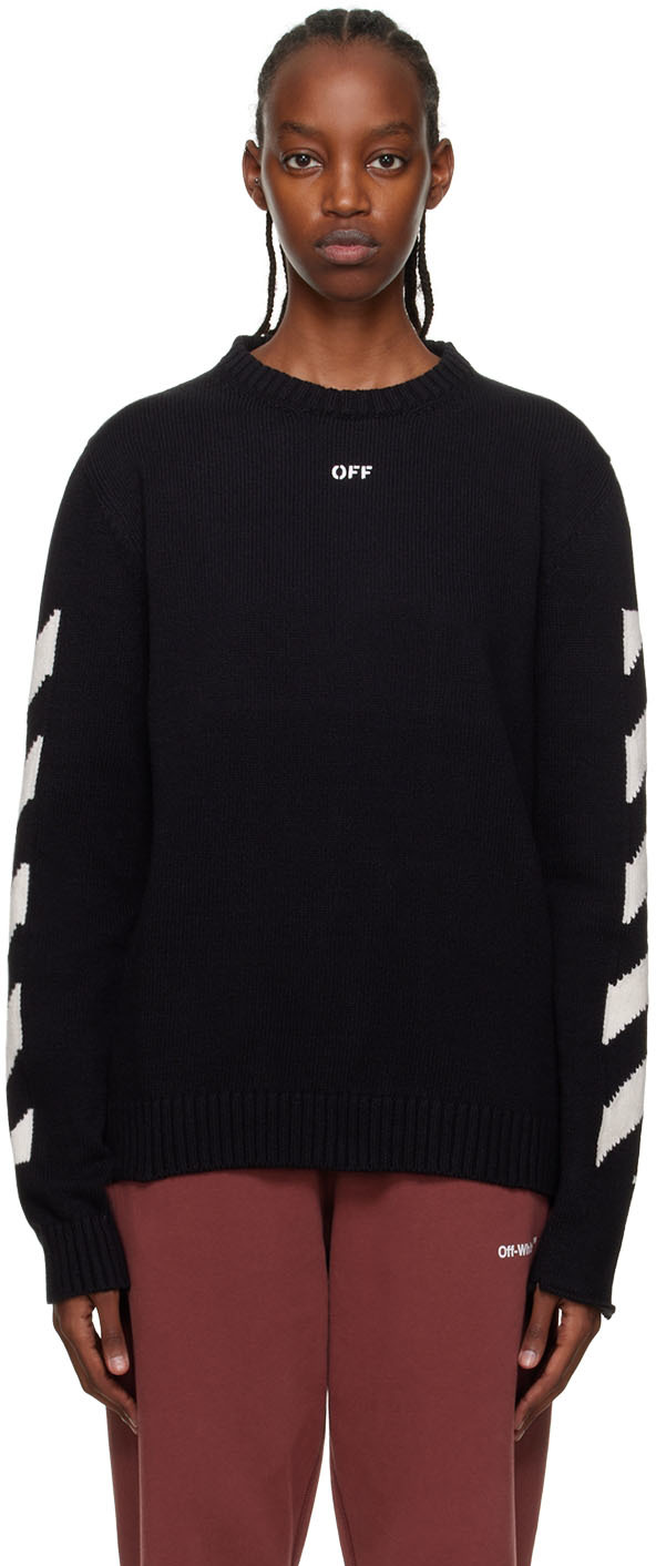 Off-White Black Diag Arrow Sweater