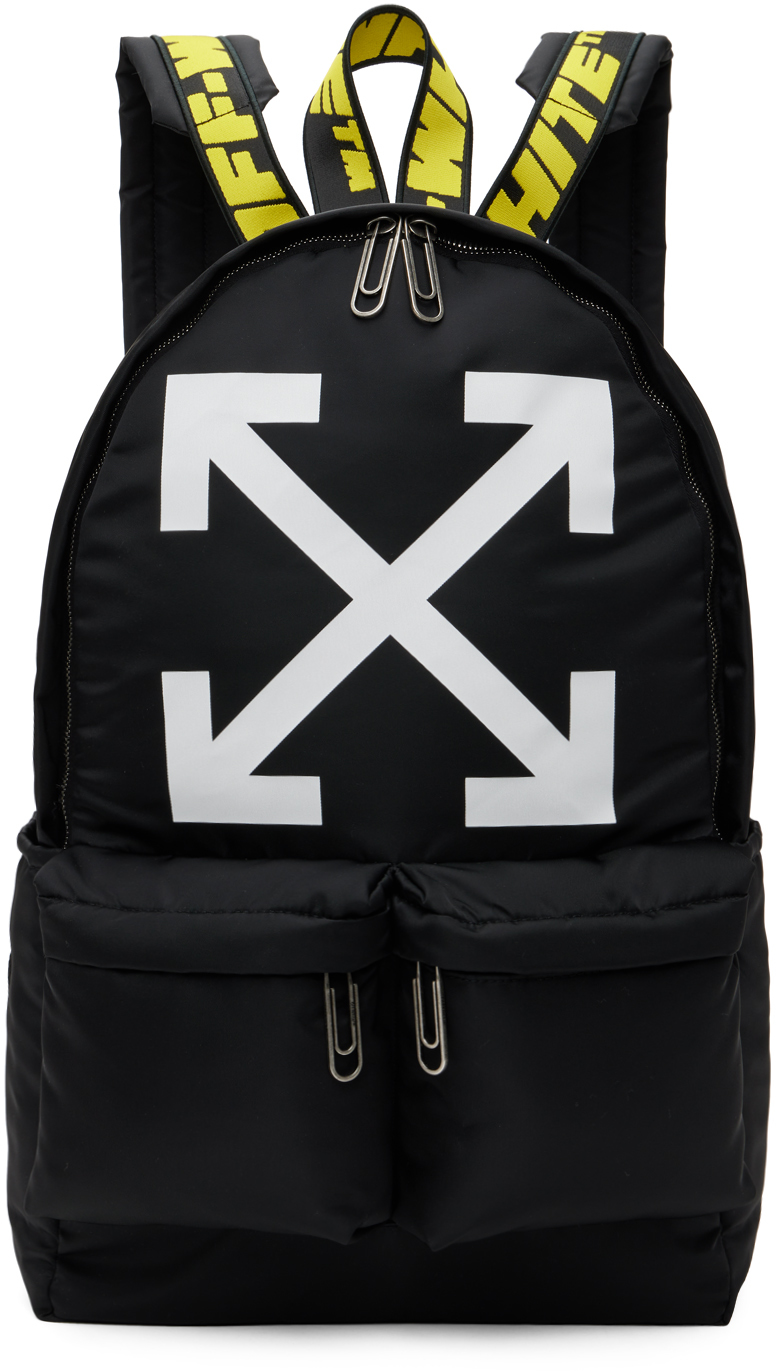 Black Arrow Backpack SSENSE Men Accessories Bags Rucksacks 