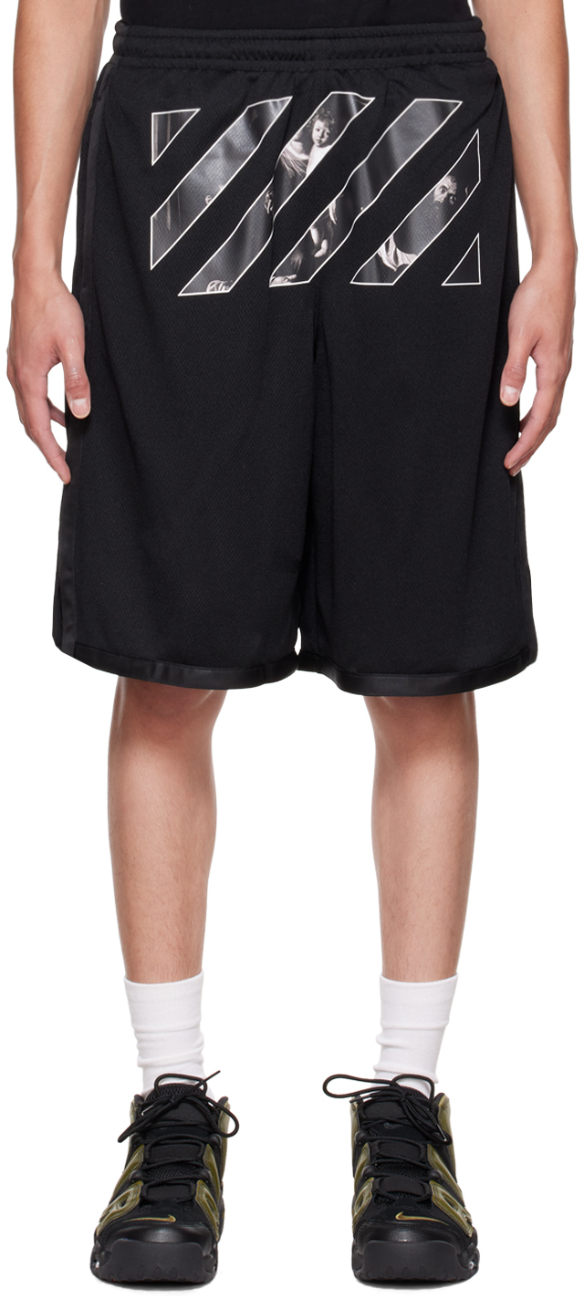 Off-White Black Diag Shorts