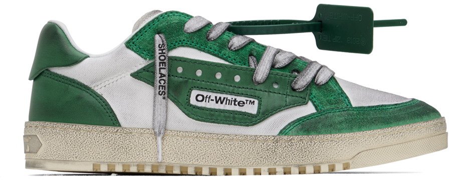 Off-White Off-White & Green Vintage 5.0 Sneakers