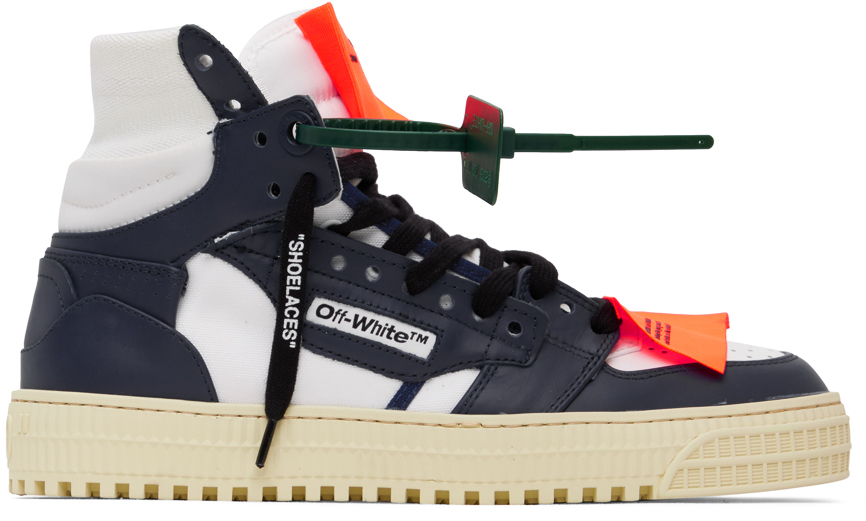 Off-White Navy High Off-Court 3.0 Sneakers