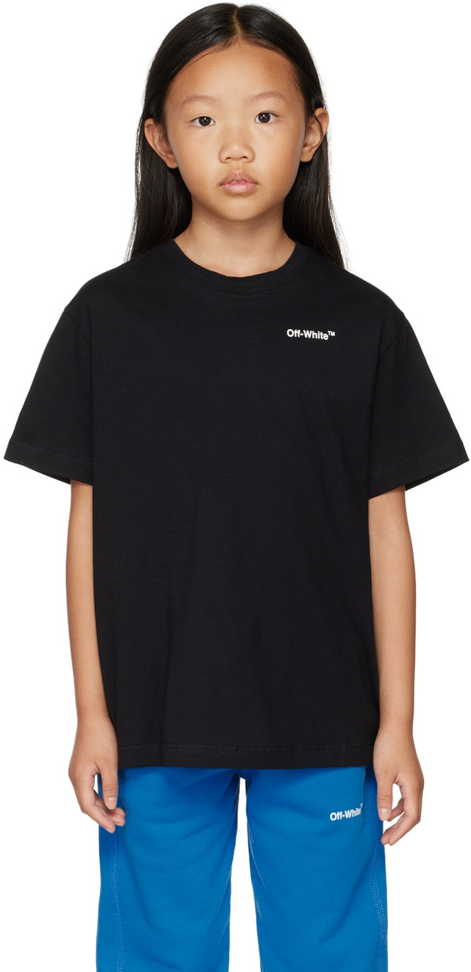 Ssense Abbigliamento Top e t-shirt T-shirt T-shirt a maniche corte Kids Black Monster T-Shirt 