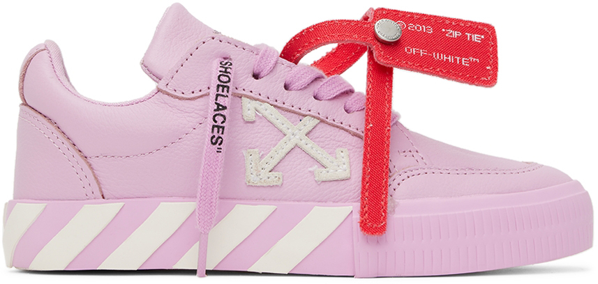 Off-white Kids Pink Vulcanized Sneakers In Pink