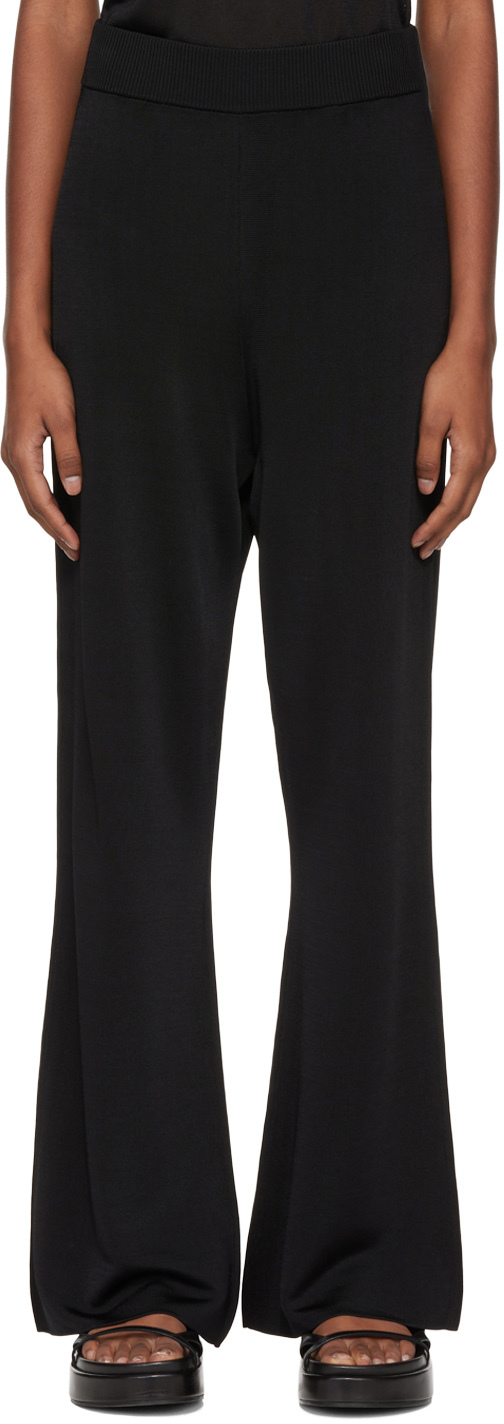 Black Arve Lounge Pants by Studio Nicholson on Sale