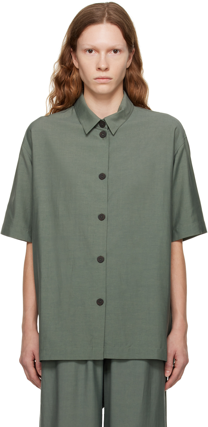 Studio Nicholson Green Piero Shirt