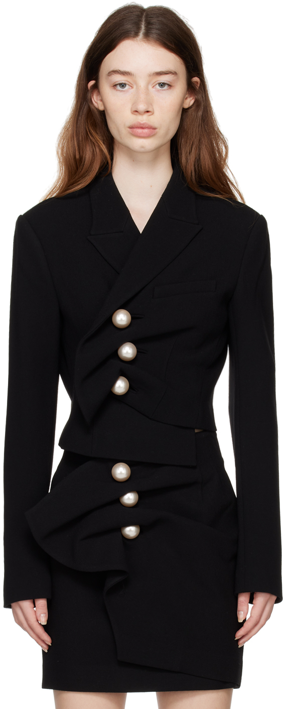 KIMHEKIM Black Venus Cropped Blazer | Smart Closet