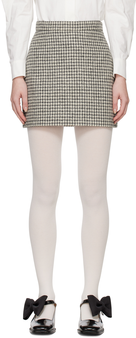 【関税込み】KIMHEEKIM グレー Margaret ミニスカート KIMHĒKIMのグレー Margaret ミニスカートがセール中