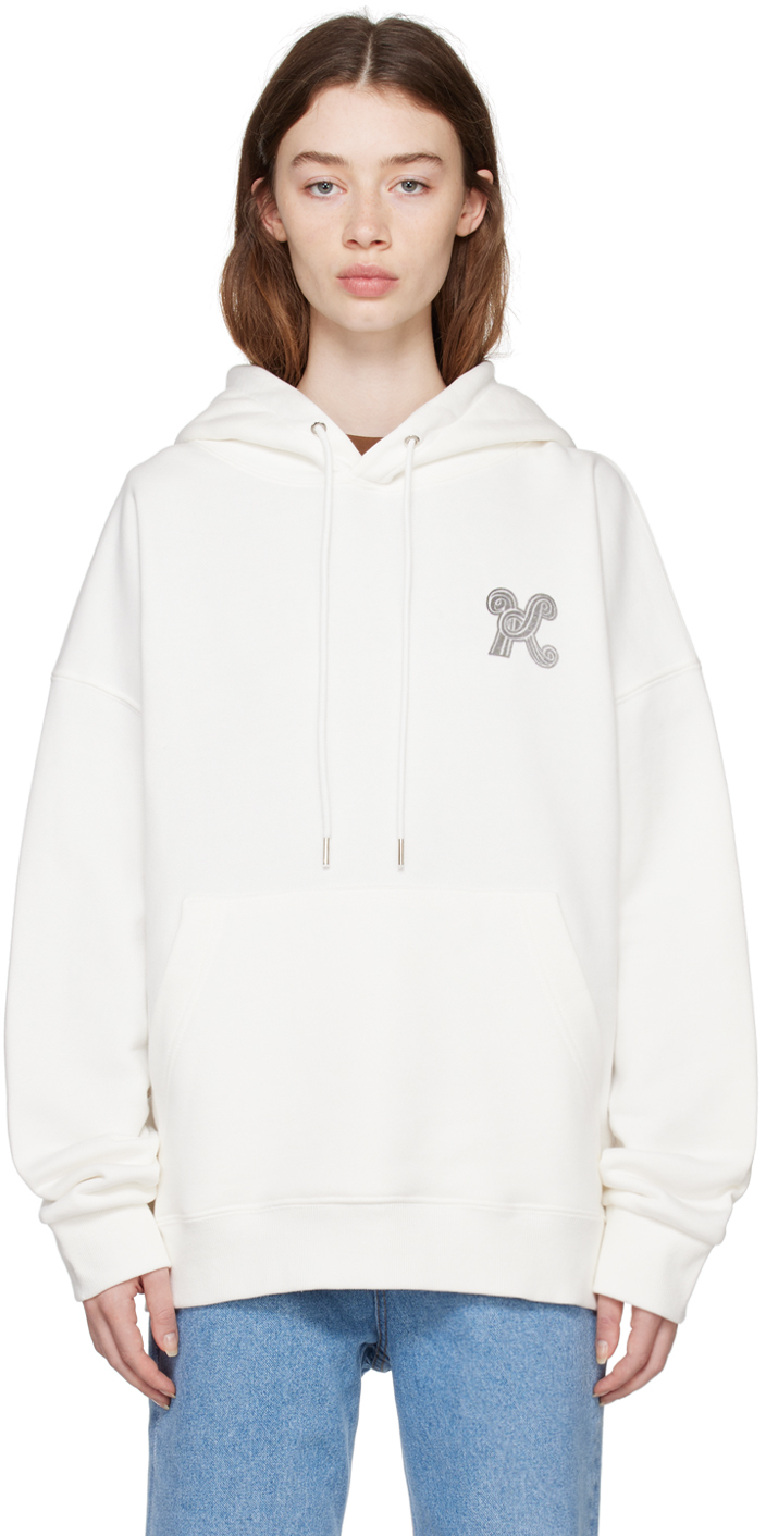 KIMHĒKIM White Stamped Hoodie