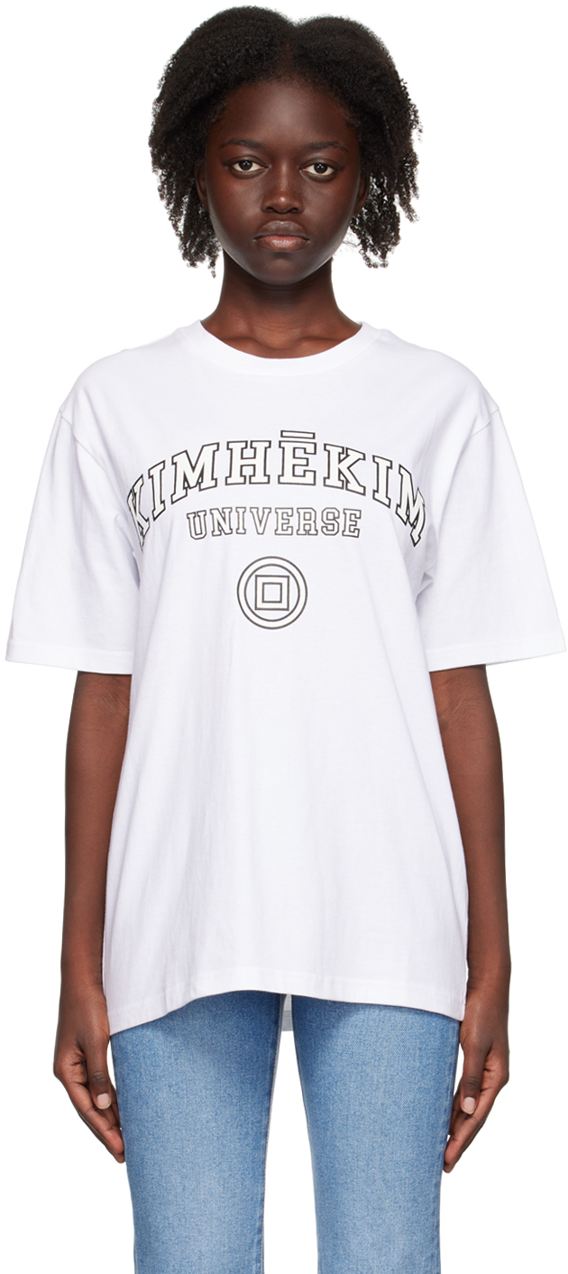 KIMHĒKIM White Universe T-Shirt