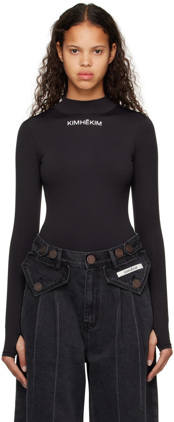 KIMHĒKIM Black Yoga Bodysuit