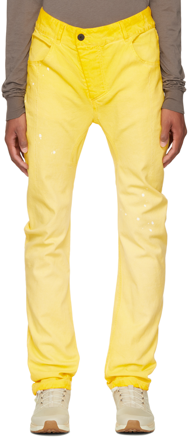 11 by Boris Bidjan Saberi Yellow P1C Jeans