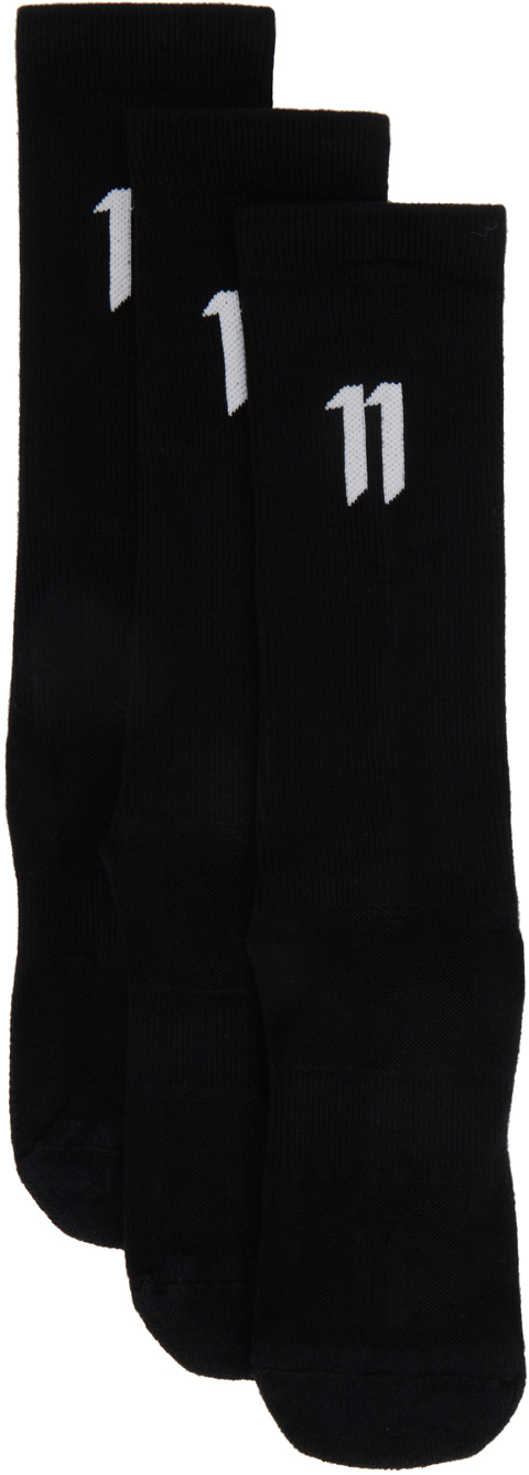 Ssense Uomo Abbigliamento Intimo Calze Black Velvet Socks 