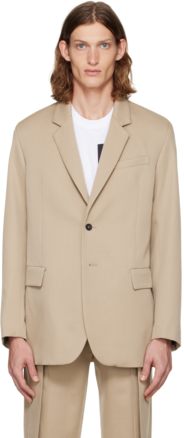 SSENSE Exclusive Beige Classic SB Tailored Blazer by T/SEHNE on Sale