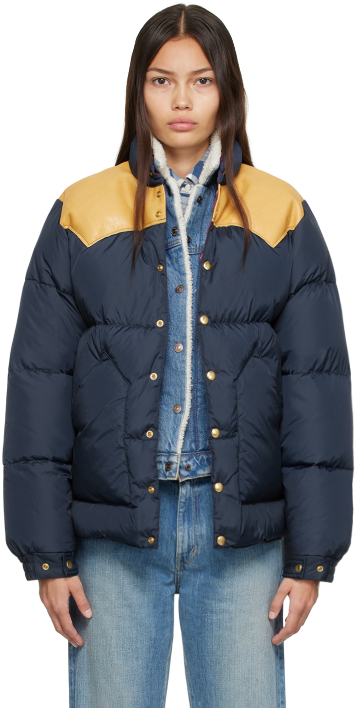 Rocky Mountain Featherbed: SSENSE Exclusive Navy Paneled Down