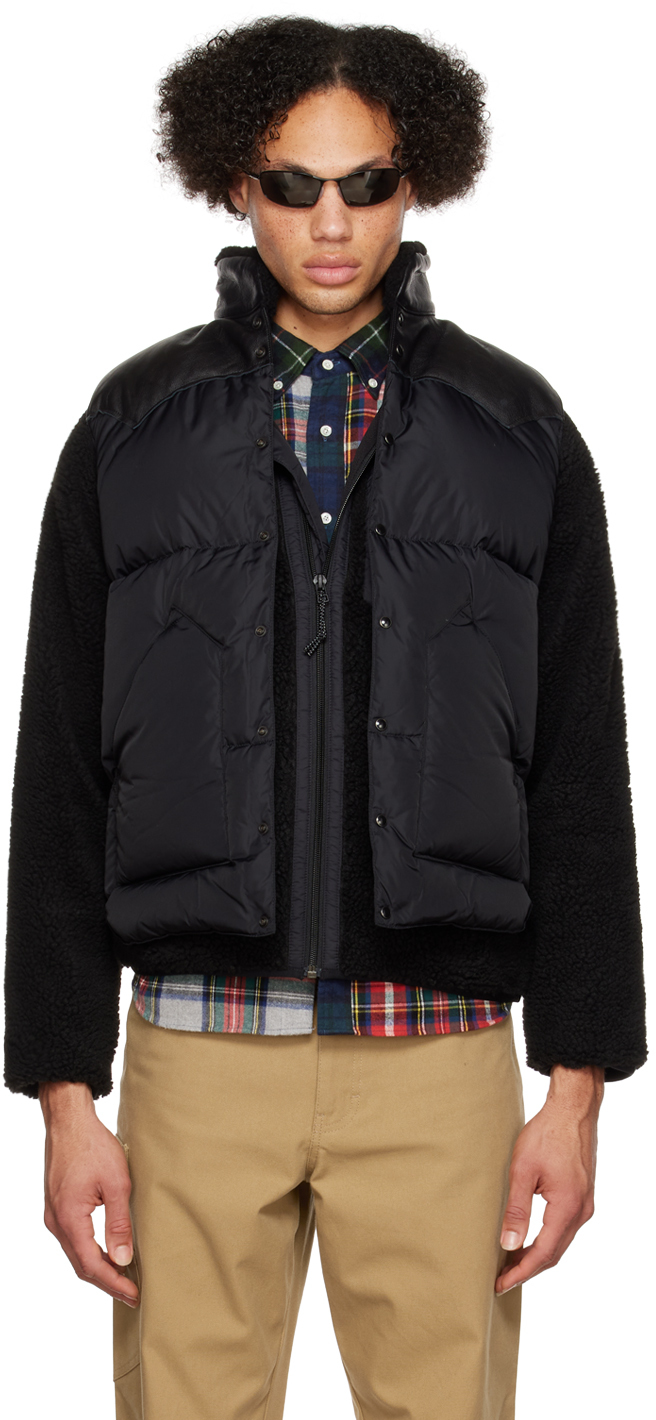 Rocky Mountain Featherbed: Black Christy Down Vest | SSENSE