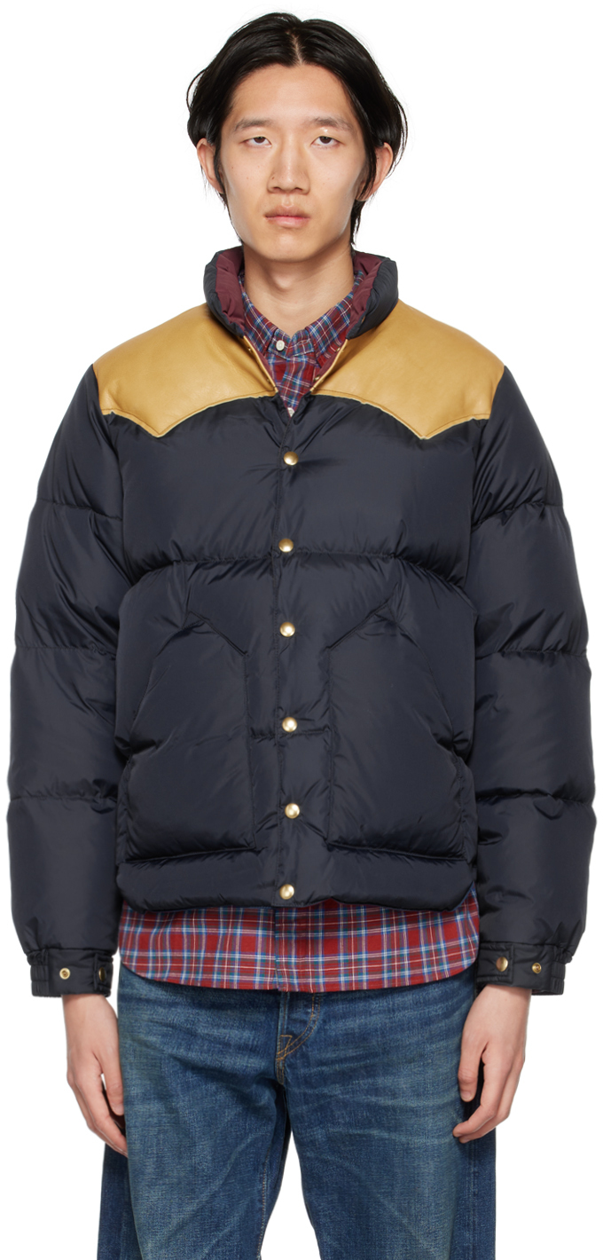 Rocky Mountain Featherbed Navy Christy Down Jacket In Navy2, , L