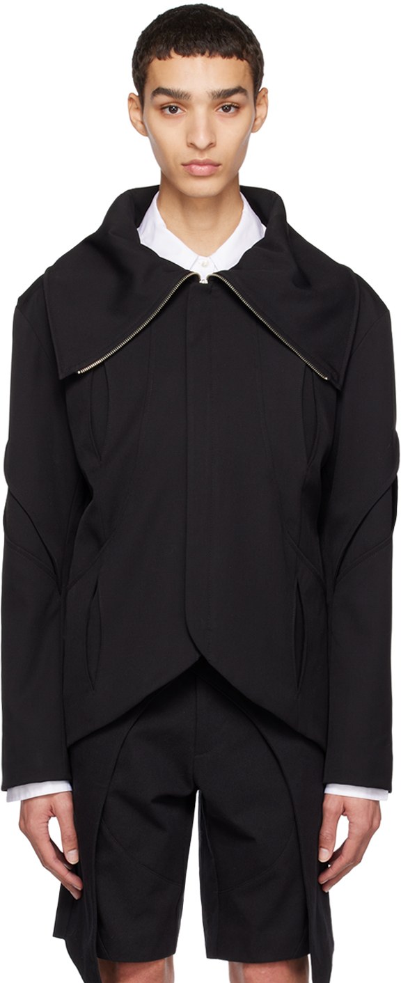 SSENSE Exclusive Black Anu Jacket by HEAD OF STATE on Sale