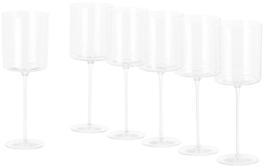 Ichendorf Milano Arles Wine Tasting Glass Set, 6 Pcs In Clear
