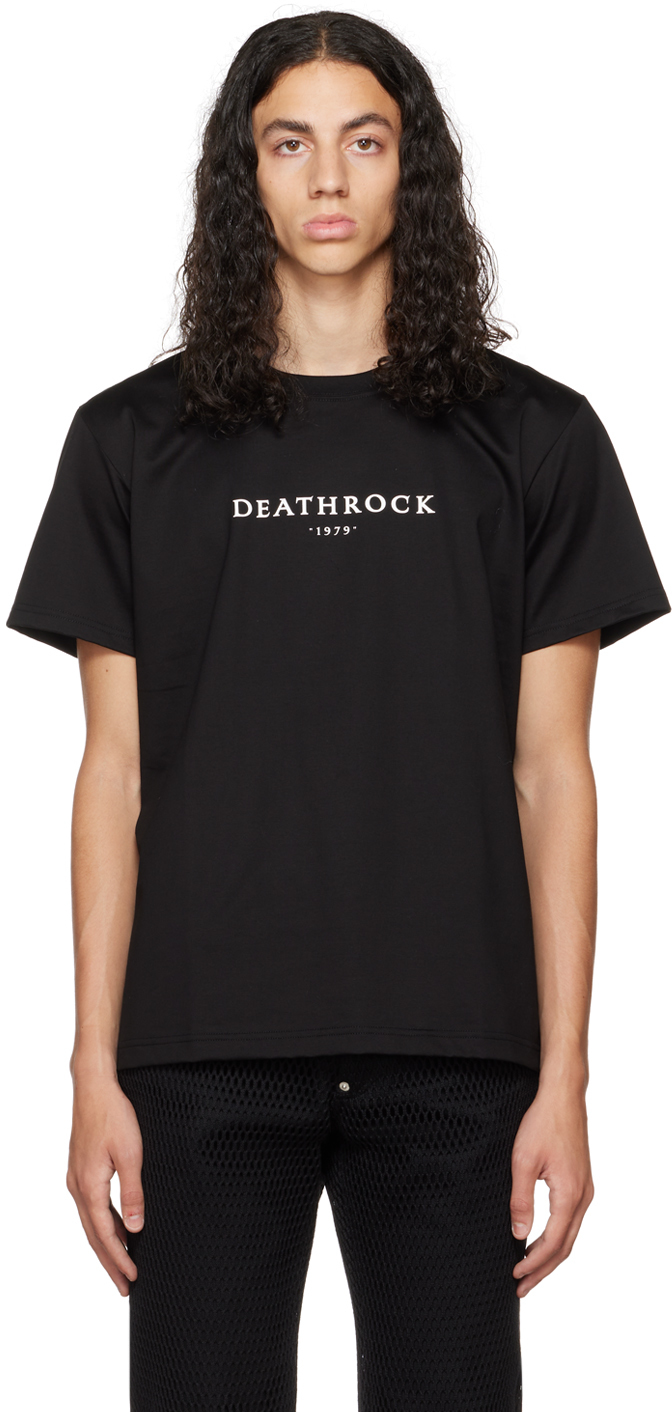 Johnlawrencesullivan Black 'Death Rock' T-Shirt