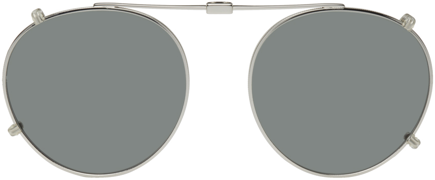 Silver Wilson Clip Sunglasses Ssense Uomo Accessori Occhiali da sole 