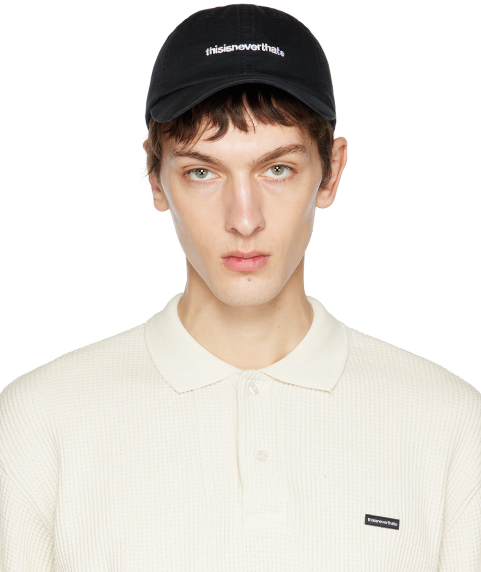 Thisisneverthat Black T-logo Cap In Black