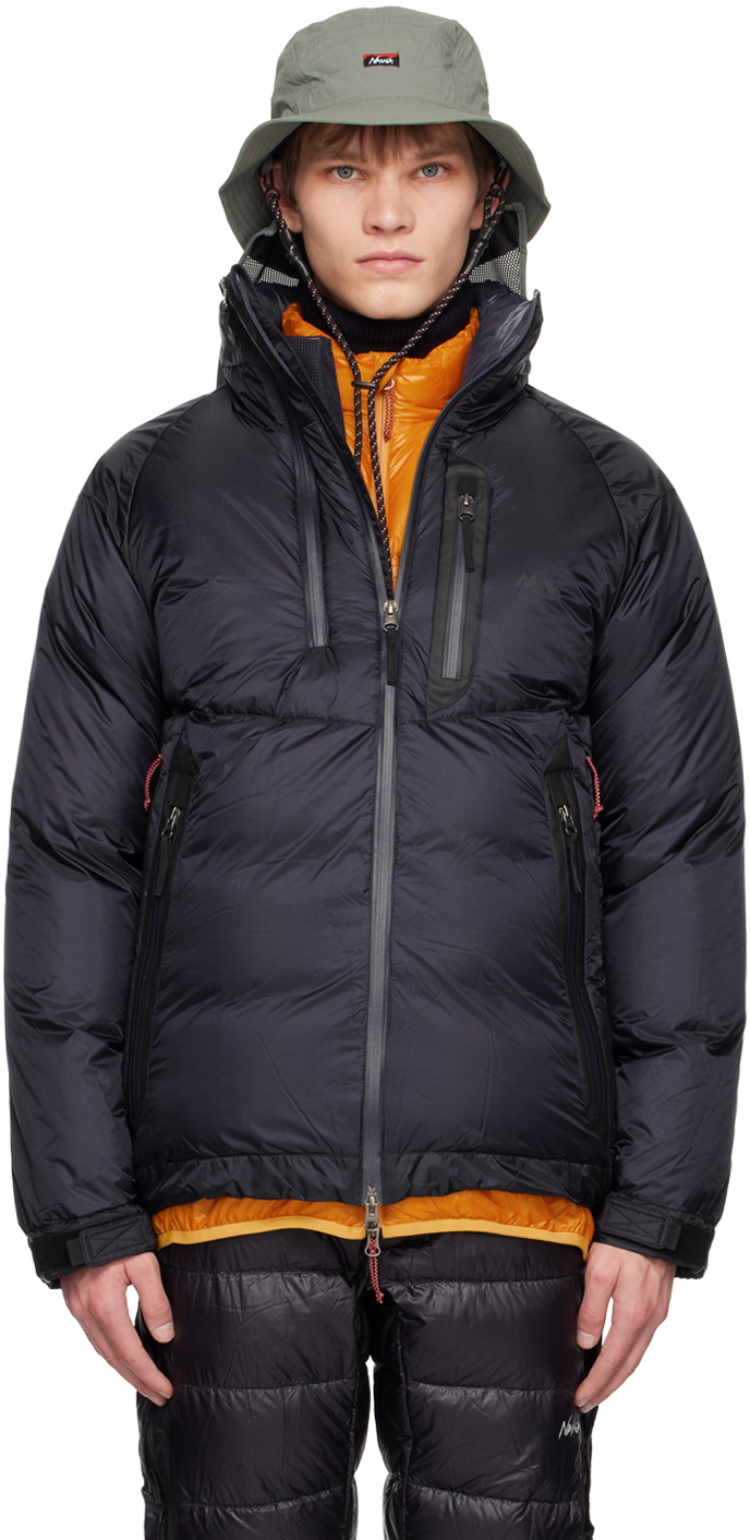 Navy Aurora Light Down Jacket by Nanga on Sale