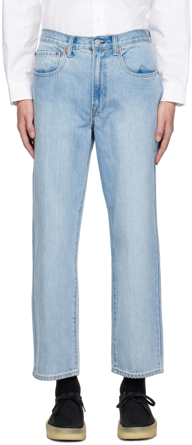 thisisneverthat: Blue Regular Jeans | SSENSE UK
