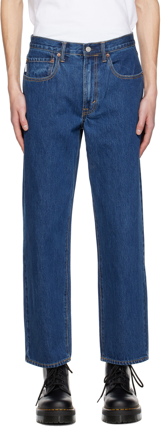 Blue Regular Jeans by thisisneverthat on Sale