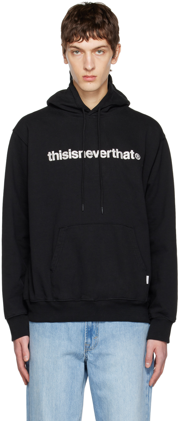 Thisisneverthat Black Embroidered Hoodie