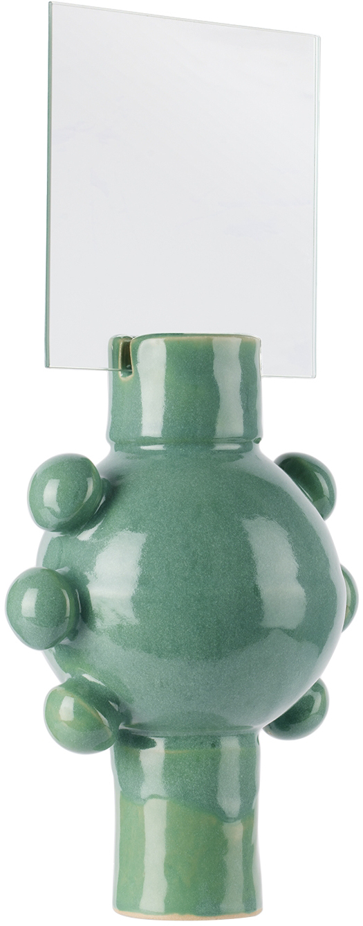 Shop Iaai Green Ufo 01 Mirror In Glazed Mintgreen