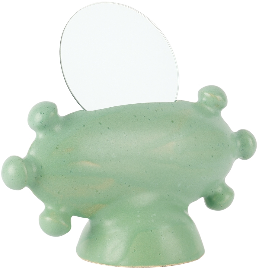 Iaai Green Ufo 02 Mirror In Glazed Mintgreen