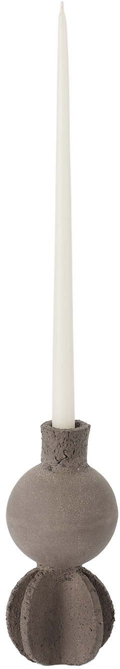 IAAI SSENSE EXCLUSIVE BROWN 02 CANDLE HOLDER